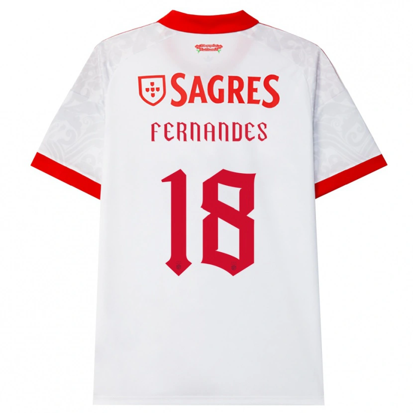 Danxen Damen Gonçalo Fernandes #18 Weiß Rot Gelb Auswärtstrikot Trikot 2026/27 T-Shirt Schweiz