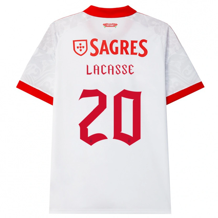 Danxen Damen Cloe Lacasse #20 Weiß Rot Gelb Auswärtstrikot Trikot 2026/27 T-Shirt Schweiz