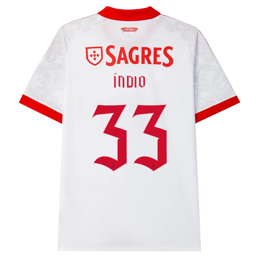 Danxen Damen Gabriel Índio #33 Weiß Rot Gelb Auswärtstrikot Trikot 2026/27 T-Shirt Schweiz