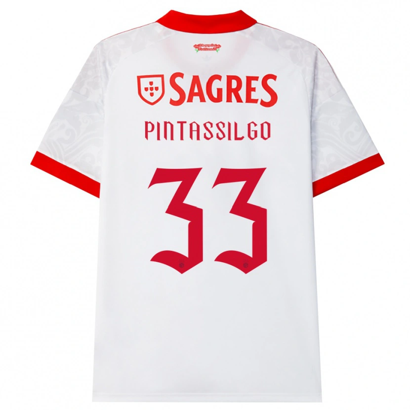 Danxen Damen Lara Pintassilgo #33 Weiß Rot Gelb Auswärtstrikot Trikot 2026/27 T-Shirt Schweiz
