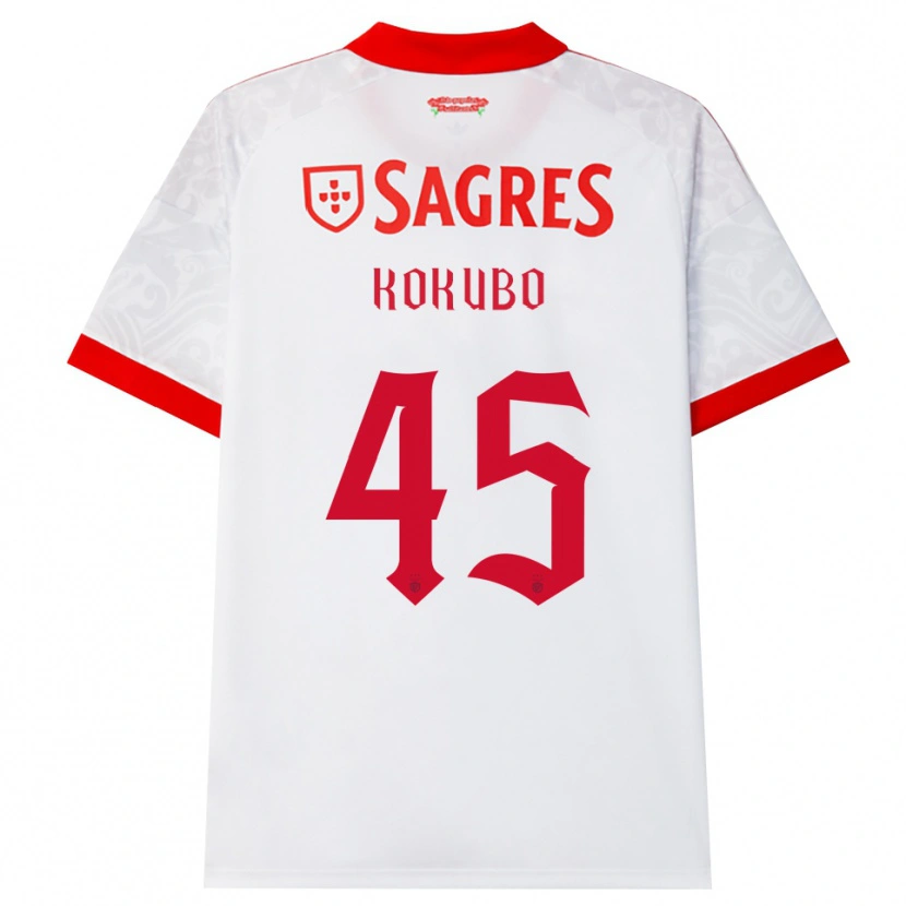 Danxen Damen Leo Kokubo #45 Weiß Rot Gelb Auswärtstrikot Trikot 2026/27 T-Shirt Schweiz