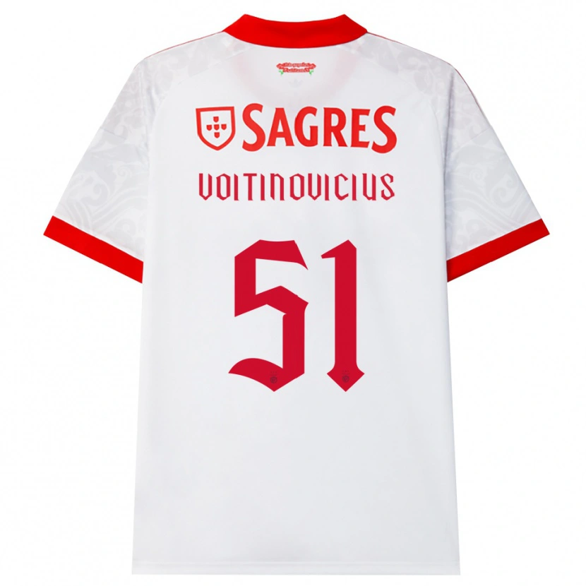 Danxen Damen Arnas Voitinovičius #51 Weiß Rot Gelb Auswärtstrikot Trikot 2026/27 T-Shirt Schweiz