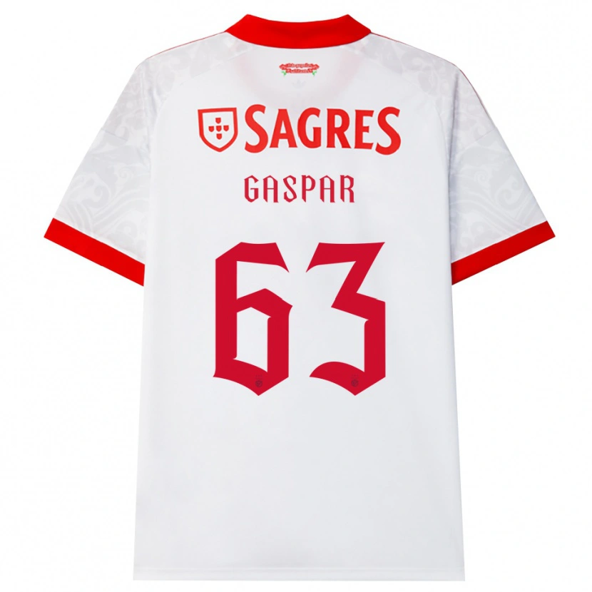 Danxen Damen Guilherme Gaspar #63 Weiß Rot Gelb Auswärtstrikot Trikot 2026/27 T-Shirt Schweiz
