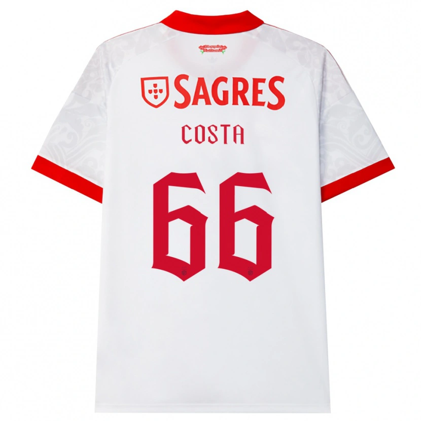 Danxen Damen Rute Costa #66 Weiß Rot Gelb Auswärtstrikot Trikot 2026/27 T-Shirt Schweiz