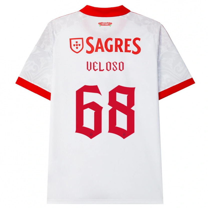 Danxen Damen João Veloso #68 Weiß Rot Gelb Auswärtstrikot Trikot 2026/27 T-Shirt Schweiz