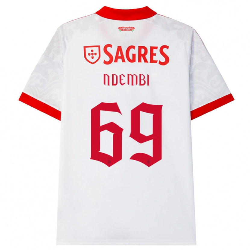 Danxen Damen Michée Ndembi #69 Weiß Rot Gelb Auswärtstrikot Trikot 2026/27 T-Shirt Schweiz
