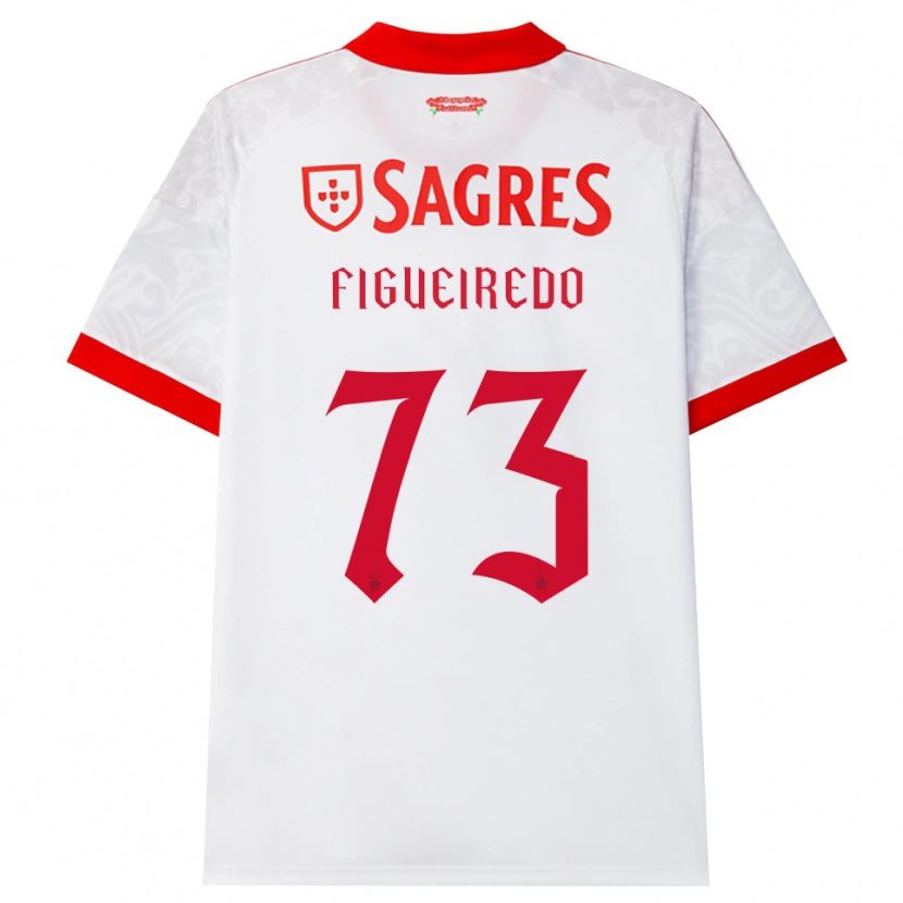 Danxen Damen Miguel Figueiredo #73 Weiß Rot Gelb Auswärtstrikot Trikot 2026/27 T-Shirt Schweiz