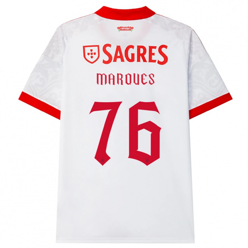 Danxen Damen Gustavo Marques #76 Weiß Rot Gelb Auswärtstrikot Trikot 2026/27 T-Shirt Schweiz