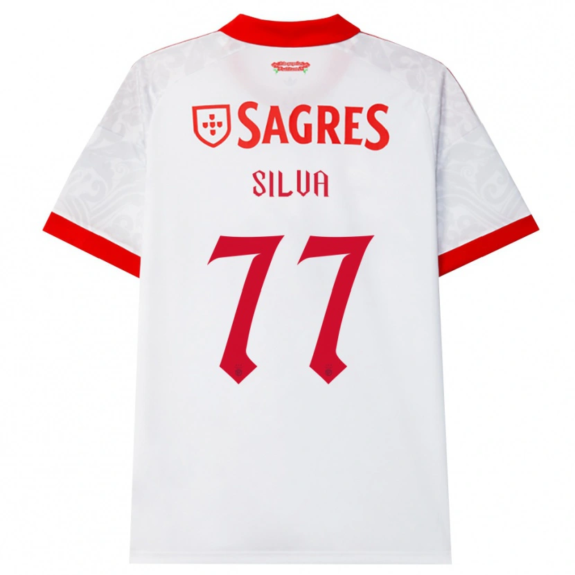 Danxen Damen Jessica Silva #77 Weiß Rot Gelb Auswärtstrikot Trikot 2026/27 T-Shirt Schweiz