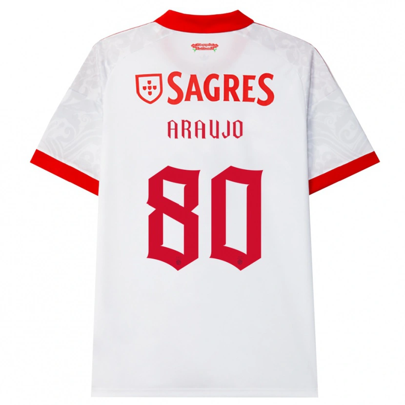 Danxen Damen Lais Araujo #80 Weiß Rot Gelb Auswärtstrikot Trikot 2026/27 T-Shirt Schweiz