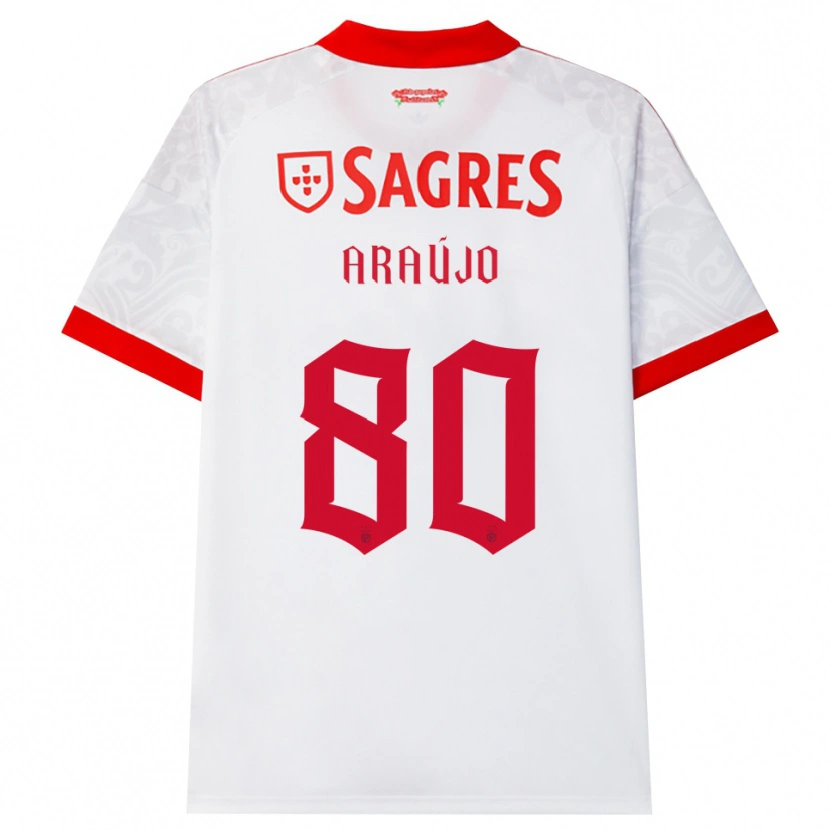 Danxen Damen Laís Araújo #80 Weiß Rot Gelb Auswärtstrikot Trikot 2026/27 T-Shirt Schweiz