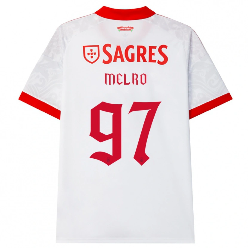 Danxen Damen José Melro #97 Weiß Rot Gelb Auswärtstrikot Trikot 2026/27 T-Shirt Schweiz