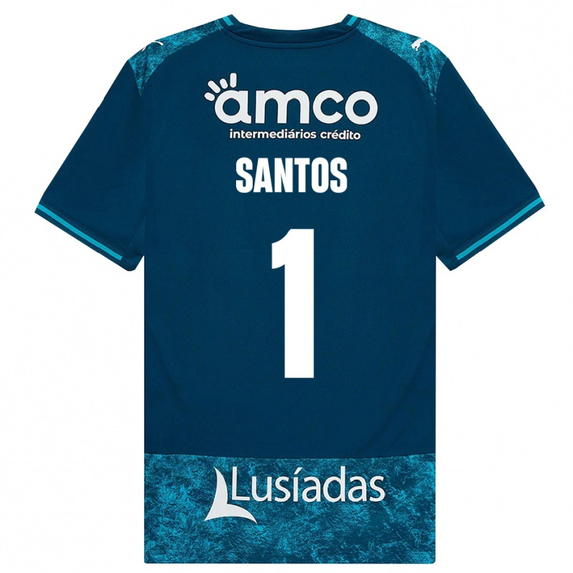 Danxen Damen Matheus Santos #1 Dunkelschiefergrau Mitteltuerkis Auswärtstrikot Trikot 2026/27 T-Shirt Schweiz