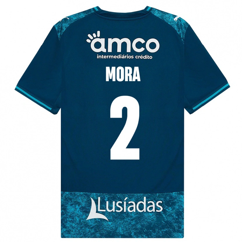 Danxen Damen Ziad Mora #2 Dunkelschiefergrau Mitteltuerkis Auswärtstrikot Trikot 2026/27 T-Shirt Schweiz