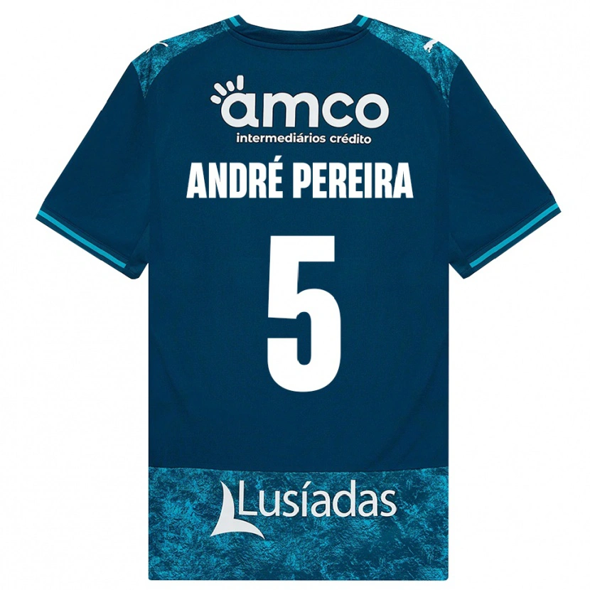 Danxen Damen João Pereira #5 Dunkelschiefergrau Mitteltuerkis Auswärtstrikot Trikot 2026/27 T-Shirt Schweiz