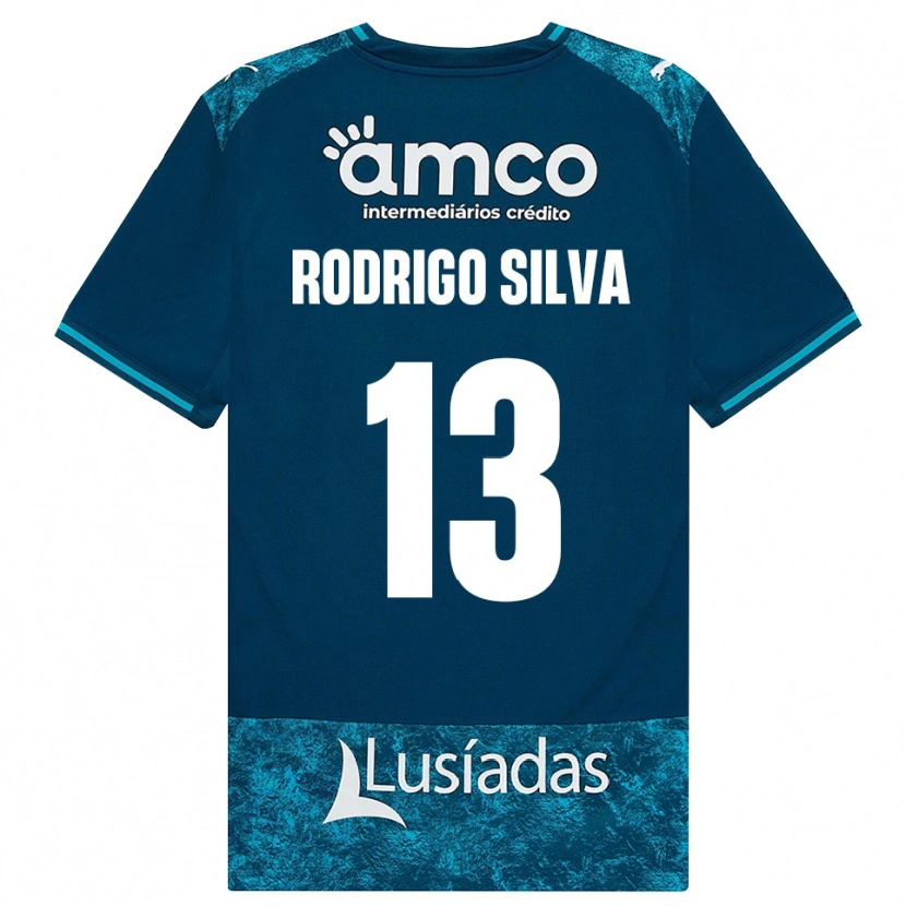Danxen Damen Rodrigo Silva #13 Dunkelschiefergrau Mitteltuerkis Auswärtstrikot Trikot 2026/27 T-Shirt Schweiz