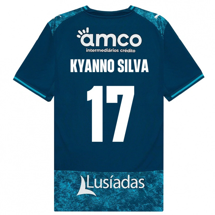 Danxen Damen Kyanno Silva #17 Dunkelschiefergrau Mitteltuerkis Auswärtstrikot Trikot 2026/27 T-Shirt Schweiz