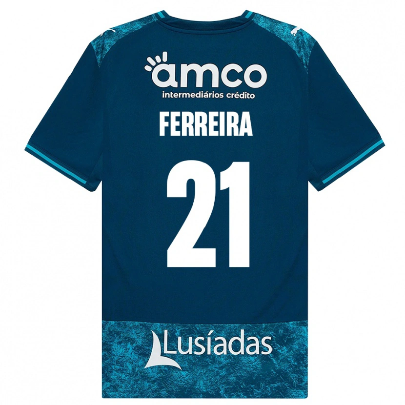Danxen Damen Ana Carolina Ferreira #21 Dunkelschiefergrau Mitteltuerkis Auswärtstrikot Trikot 2026/27 T-Shirt Schweiz