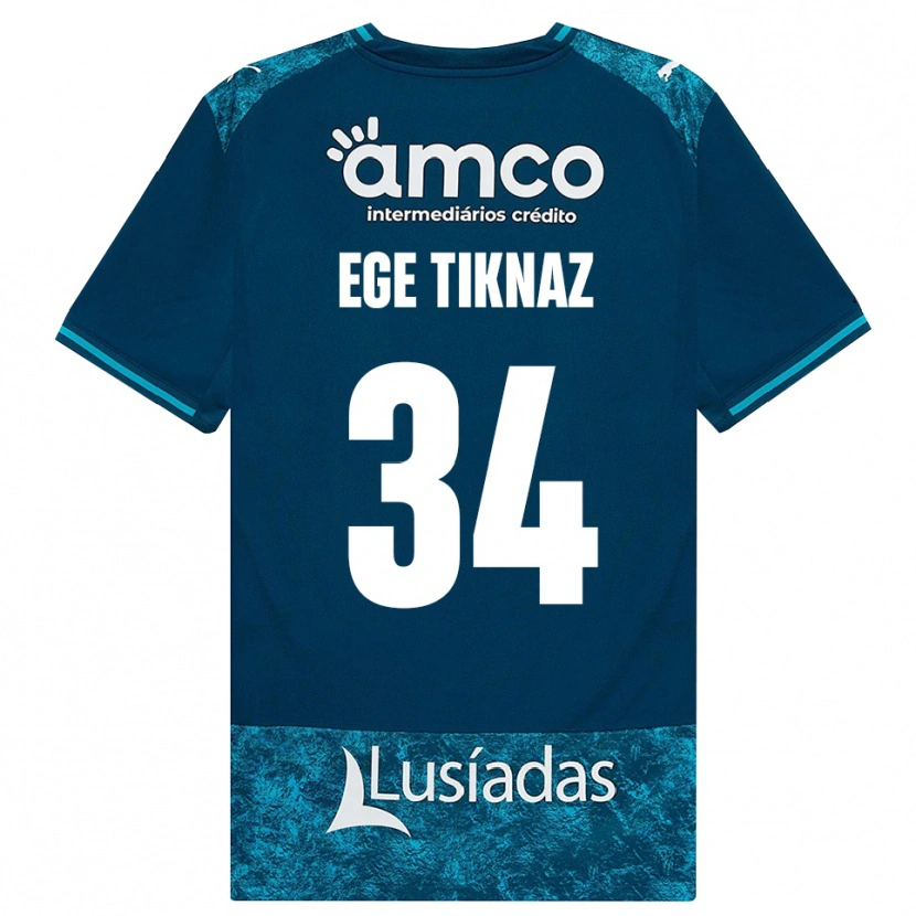 Danxen Damen Demir Ege Tıknaz #34 Dunkelschiefergrau Mitteltuerkis Auswärtstrikot Trikot 2026/27 T-Shirt Schweiz