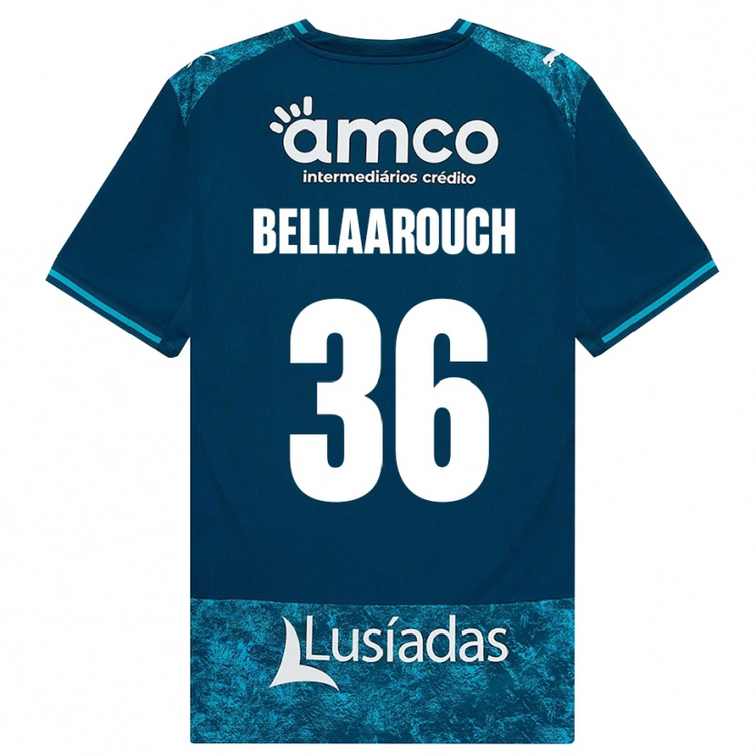 Danxen Damen Alaa Bellaarouch #36 Dunkelschiefergrau Mitteltuerkis Auswärtstrikot Trikot 2026/27 T-Shirt Schweiz
