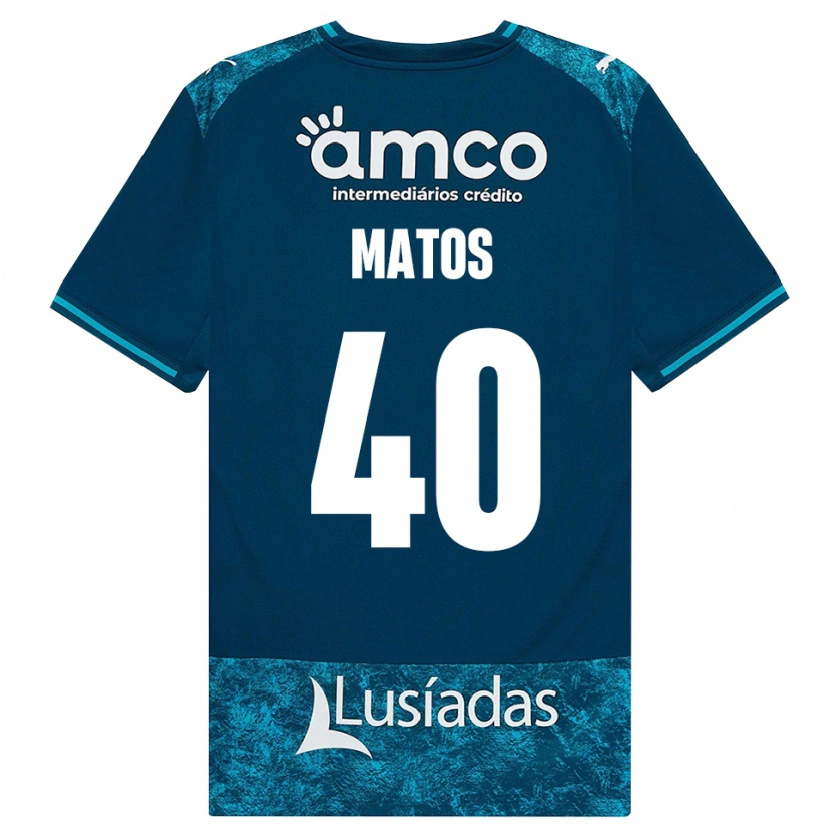 Danxen Damen João Matos #40 Dunkelschiefergrau Mitteltuerkis Auswärtstrikot Trikot 2026/27 T-Shirt Schweiz