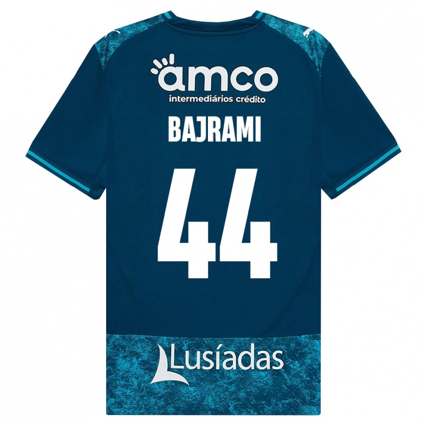Danxen Damen Adrian Bajrami #44 Dunkelschiefergrau Mitteltuerkis Auswärtstrikot Trikot 2026/27 T-Shirt Schweiz