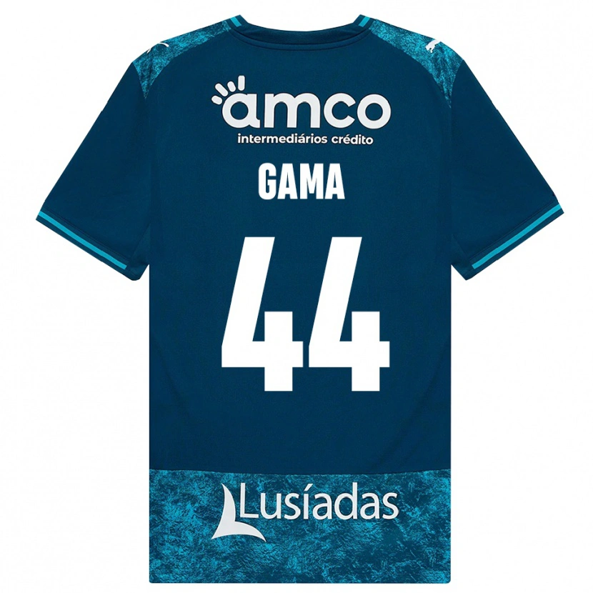 Danxen Damen Dinis Gama #44 Dunkelschiefergrau Mitteltuerkis Auswärtstrikot Trikot 2026/27 T-Shirt Schweiz