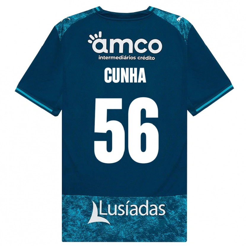 Danxen Damen Romário Cunha #56 Dunkelschiefergrau Mitteltuerkis Auswärtstrikot Trikot 2026/27 T-Shirt Schweiz
