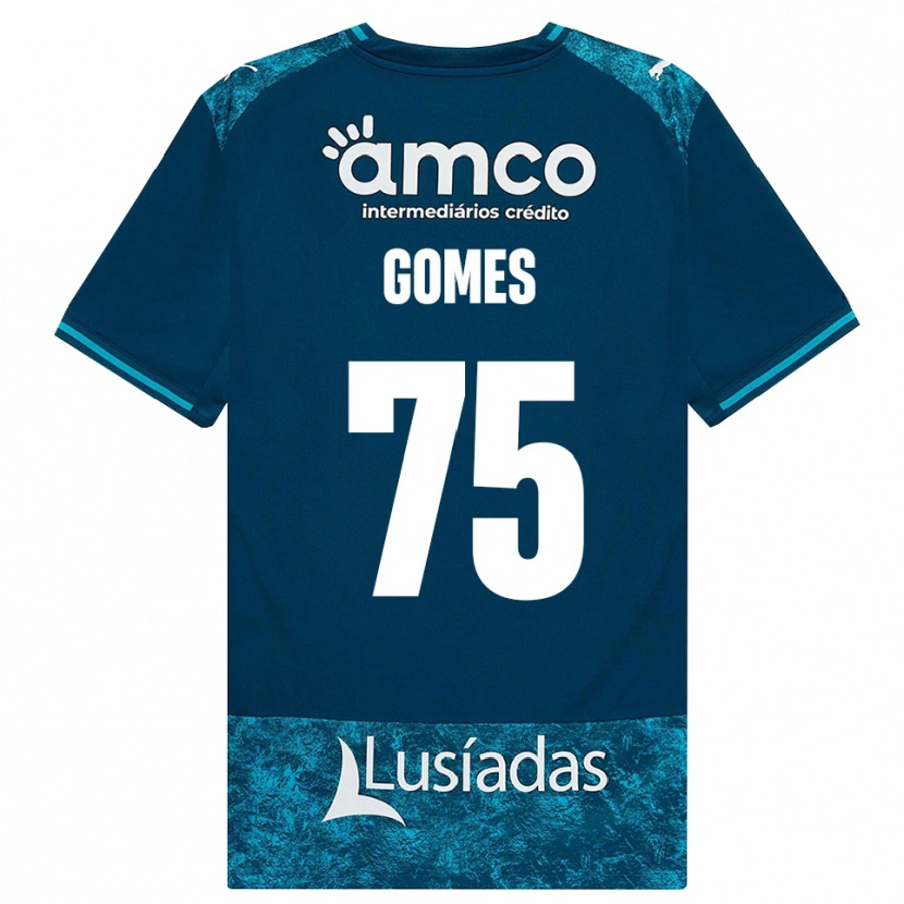 Danxen Damen Tomás Müller #75 Dunkelschiefergrau Mitteltuerkis Auswärtstrikot Trikot 2026/27 T-Shirt Schweiz