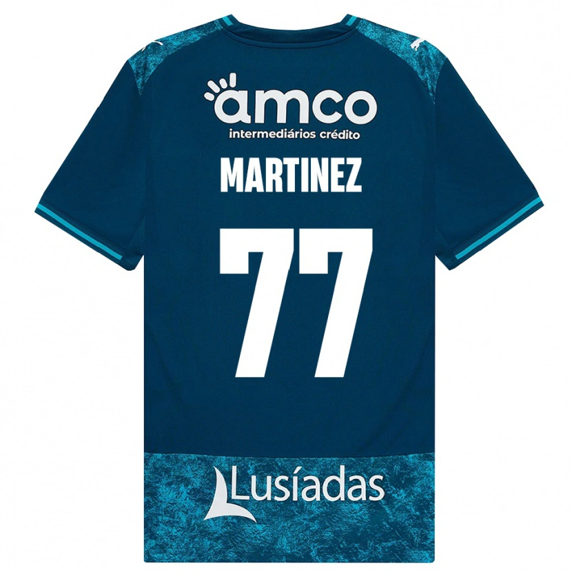 Danxen Damen Gabri Martínez #77 Dunkelschiefergrau Mitteltuerkis Auswärtstrikot Trikot 2026/27 T-Shirt Schweiz