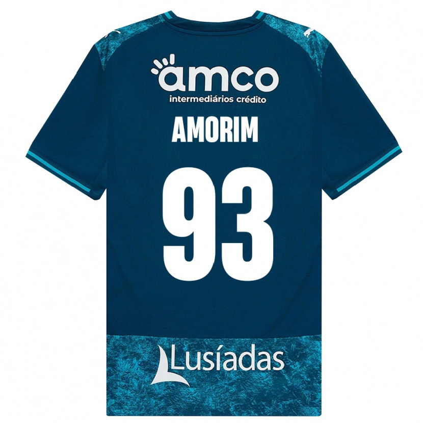 Danxen Damen Renato Amorim #93 Dunkelschiefergrau Mitteltuerkis Auswärtstrikot Trikot 2026/27 T-Shirt Schweiz