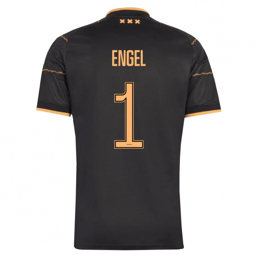 Danxen Damen Mark Engel #1 Schwarz Orange Auswärtstrikot Trikot 2026/27 T-Shirt Schweiz