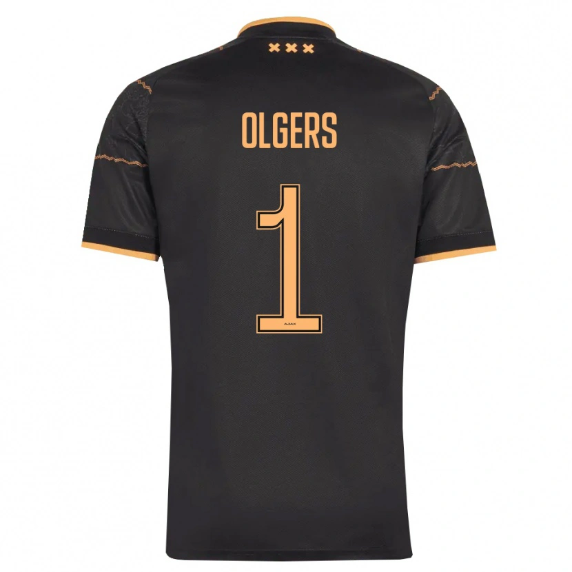 Danxen Damen Guus Olgers #1 Schwarz Orange Auswärtstrikot Trikot 2026/27 T-Shirt Schweiz