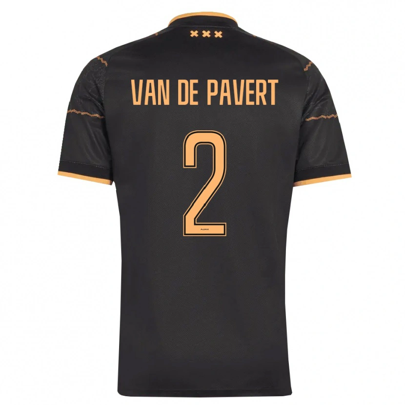 Danxen Damen Ryan Van De Pavert #2 Schwarz Orange Auswärtstrikot Trikot 2026/27 T-Shirt Schweiz
