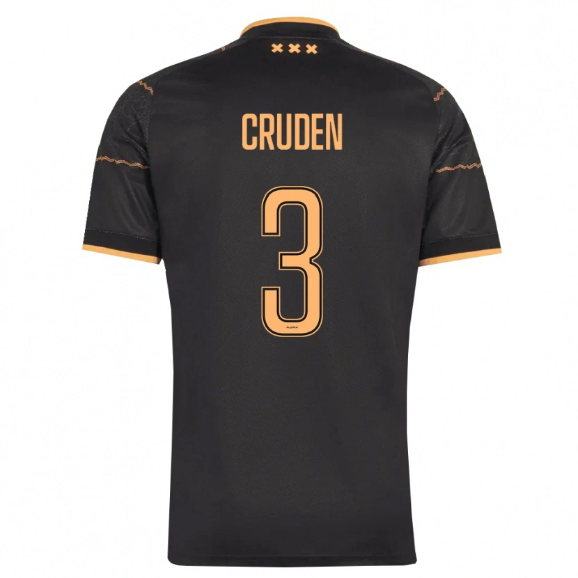 Danxen Damen Joeri Cruden #3 Schwarz Orange Auswärtstrikot Trikot 2026/27 T-Shirt Schweiz