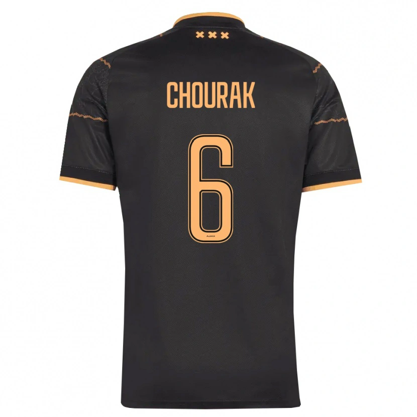 Danxen Damen Nassef Chourak #6 Schwarz Orange Auswärtstrikot Trikot 2026/27 T-Shirt Schweiz