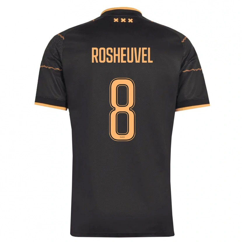 Danxen Damen Darren Rosheuvel #8 Schwarz Orange Auswärtstrikot Trikot 2026/27 T-Shirt Schweiz