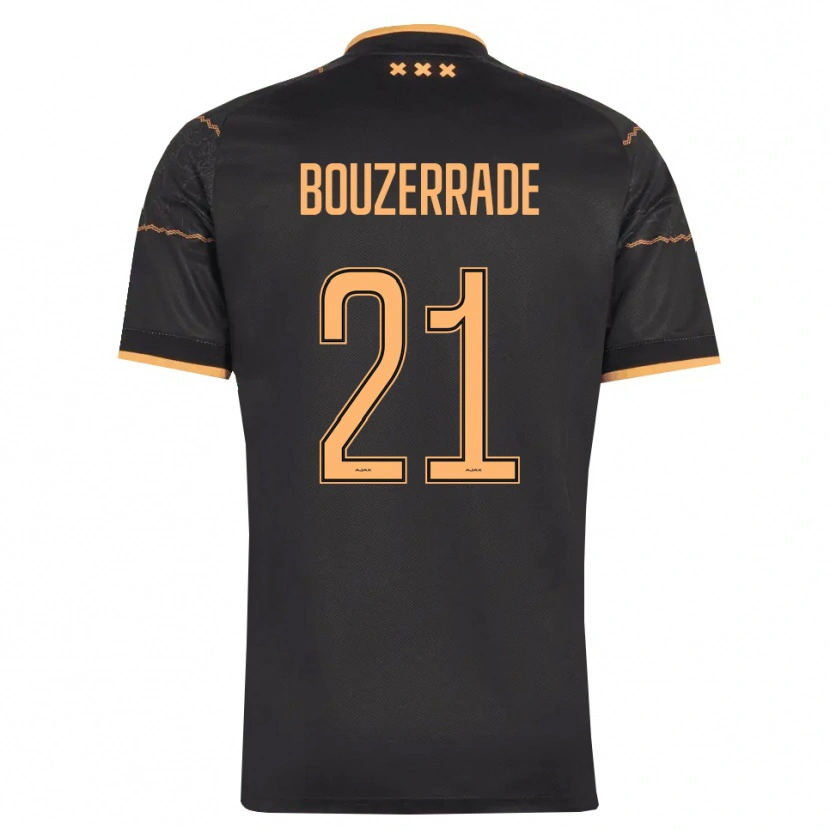 Danxen Damen Zaina Bouzerrade #21 Schwarz Orange Auswärtstrikot Trikot 2026/27 T-Shirt Schweiz