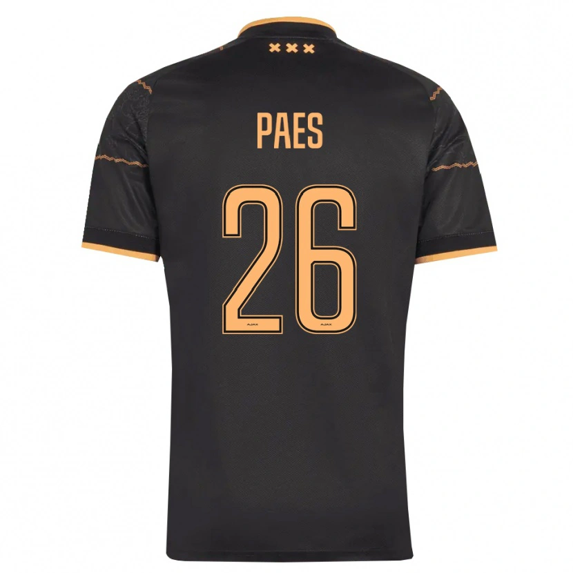 Danxen Damen Maarten Paes #26 Schwarz Orange Auswärtstrikot Trikot 2026/27 T-Shirt Schweiz