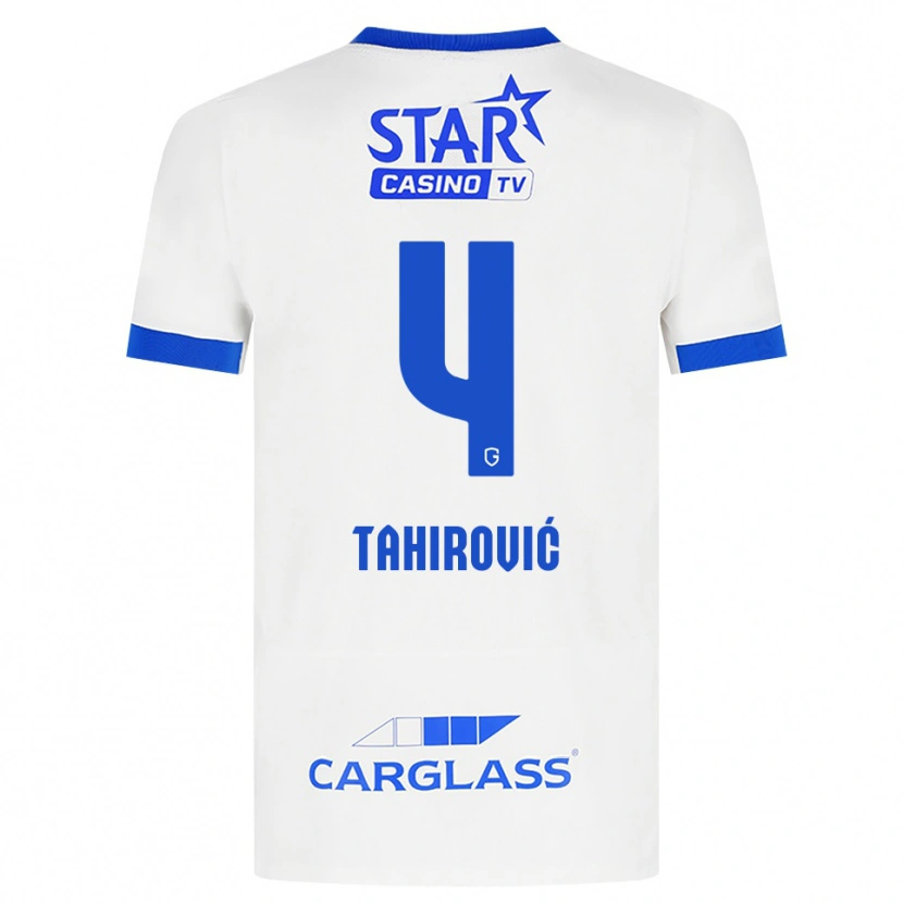 Danxen Damen Benjamin Tahirovic #4 Weiß Blau Auswärtstrikot Trikot 2026/27 T-Shirt Schweiz