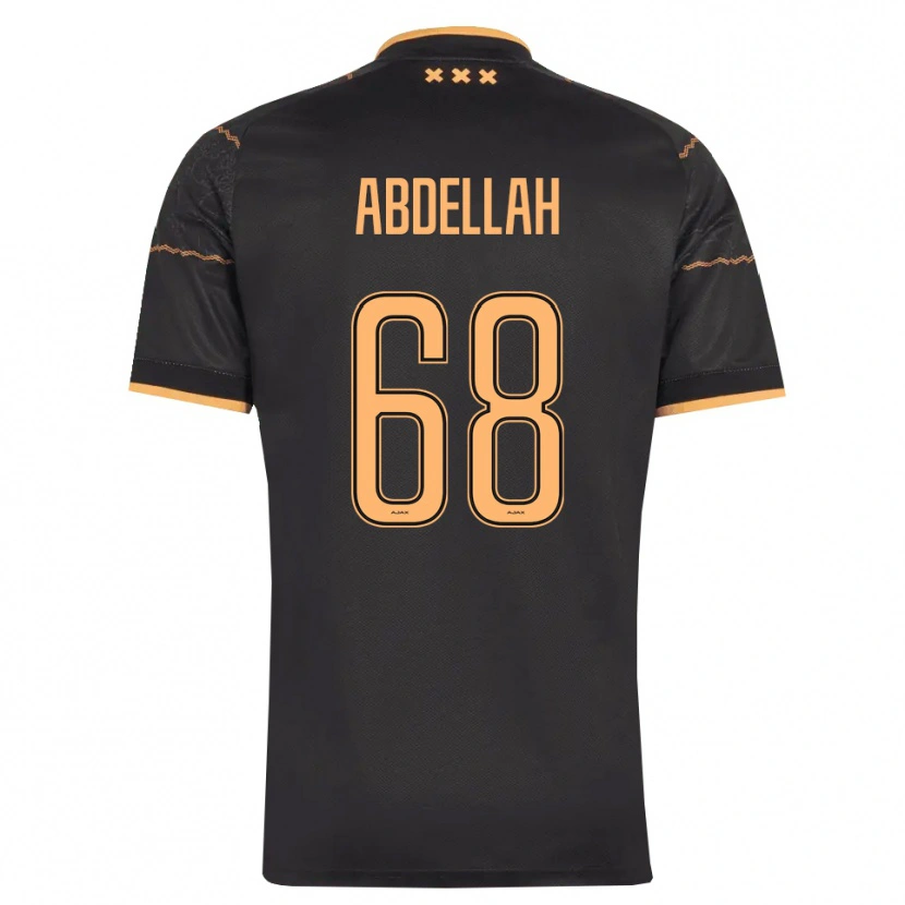 Danxen Damen Abdellah Ouazane #68 Schwarz Orange Auswärtstrikot Trikot 2026/27 T-Shirt Schweiz