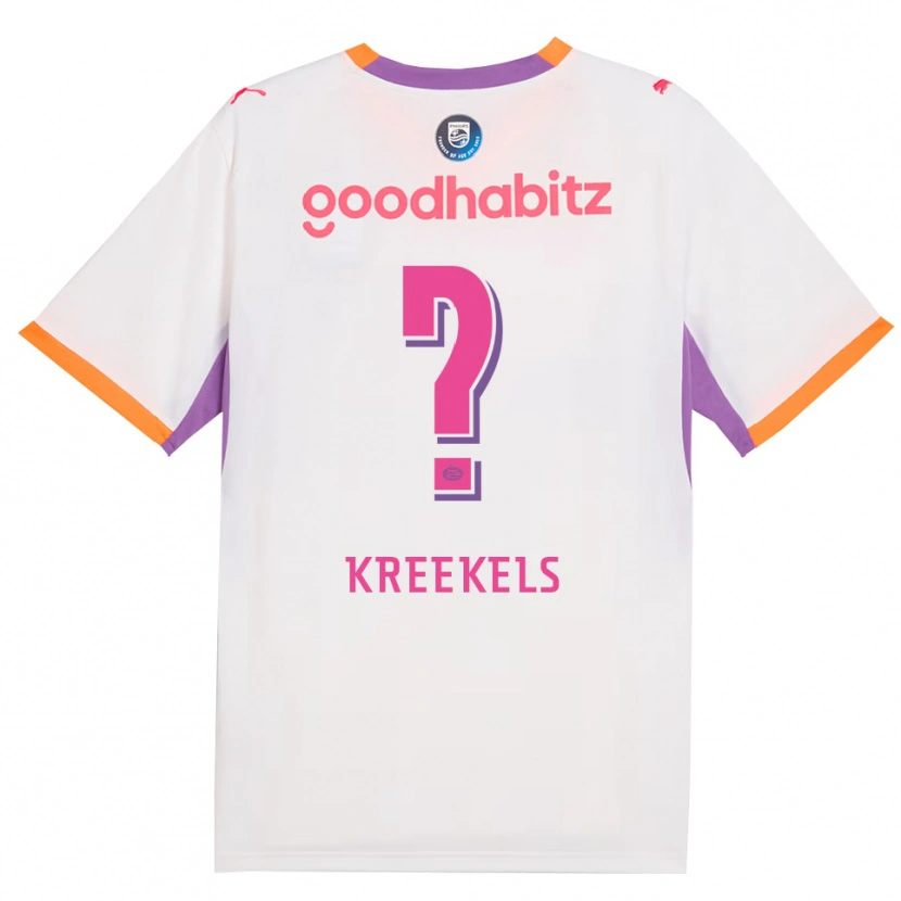 Danxen Damen Mees Kreekels #0 Weiß Violett Orange Auswärtstrikot Trikot 2026/27 T-Shirt Schweiz