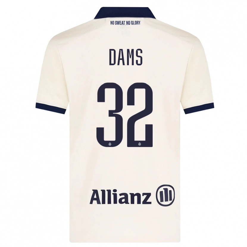 Danxen Damen Matteo Dams #32 Beige Schwarz Auswärtstrikot Trikot 2026/27 T-Shirt Schweiz