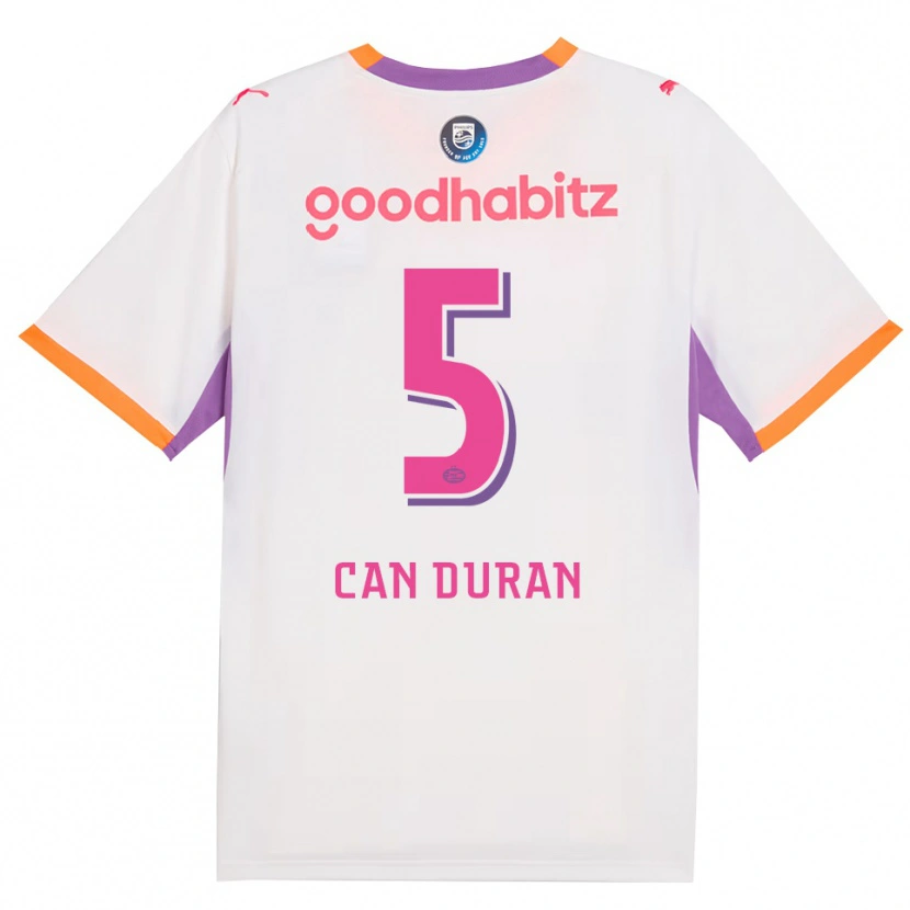 Danxen Damen Emre Can Duran #5 Weiß Violett Orange Auswärtstrikot Trikot 2026/27 T-Shirt Schweiz