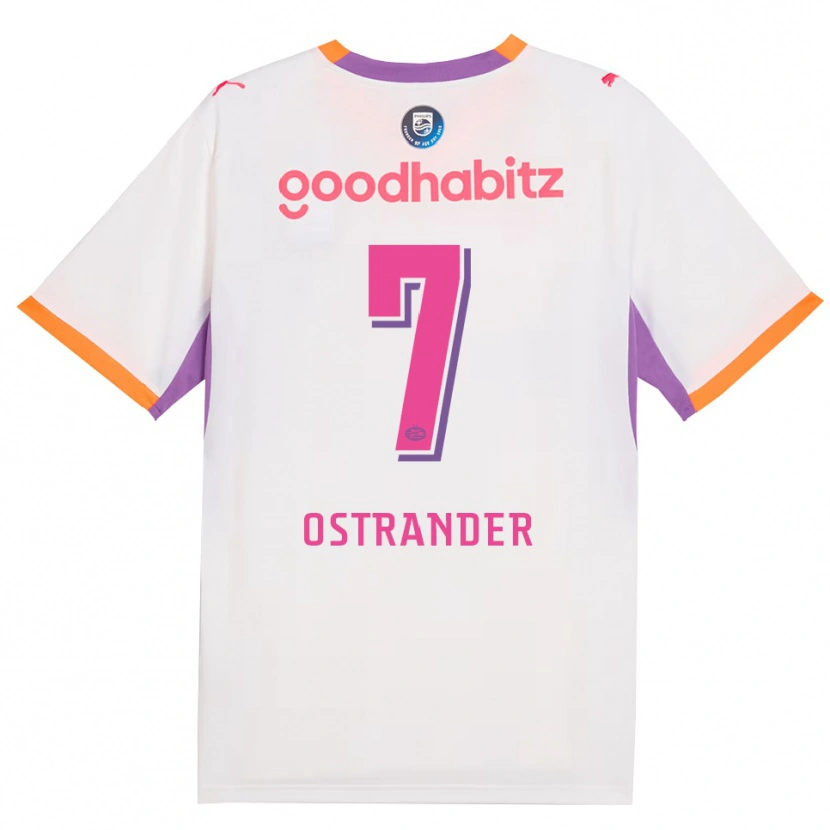 Danxen Damen William Ostrander #7 Weiß Violett Orange Auswärtstrikot Trikot 2026/27 T-Shirt Schweiz