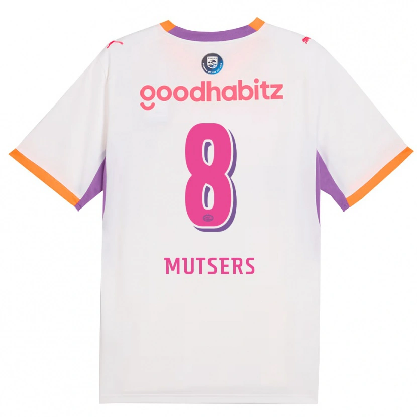 Danxen Damen Milan Mutsers #8 Weiß Violett Orange Auswärtstrikot Trikot 2026/27 T-Shirt Schweiz