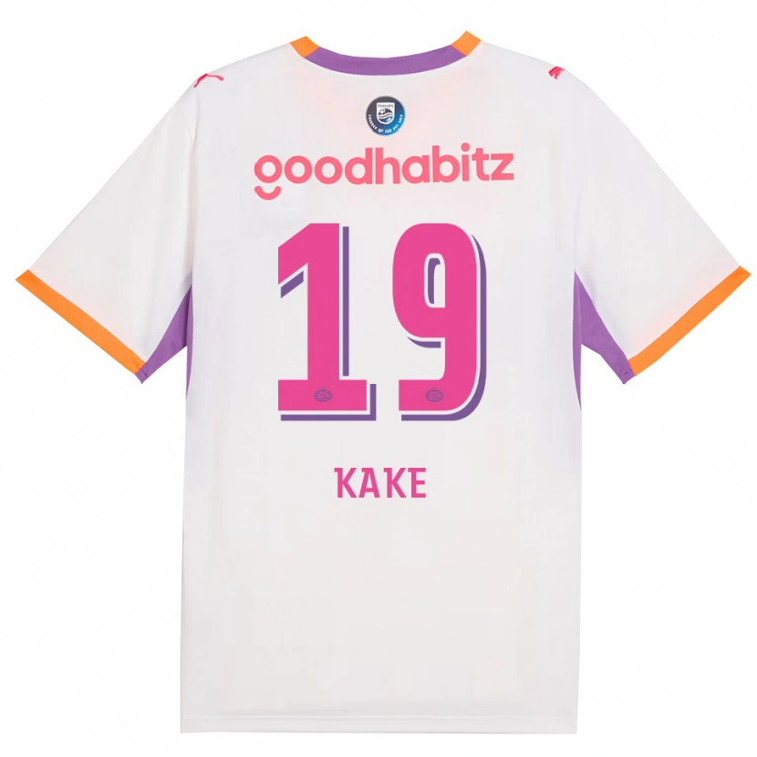 Danxen Damen Souhel Kake #19 Weiß Violett Orange Auswärtstrikot Trikot 2026/27 T-Shirt Schweiz