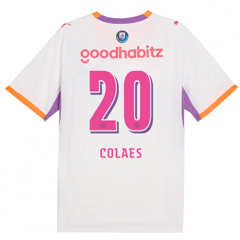 Danxen Damen Jonas Colaes #20 Weiß Violett Orange Auswärtstrikot Trikot 2026/27 T-Shirt Schweiz