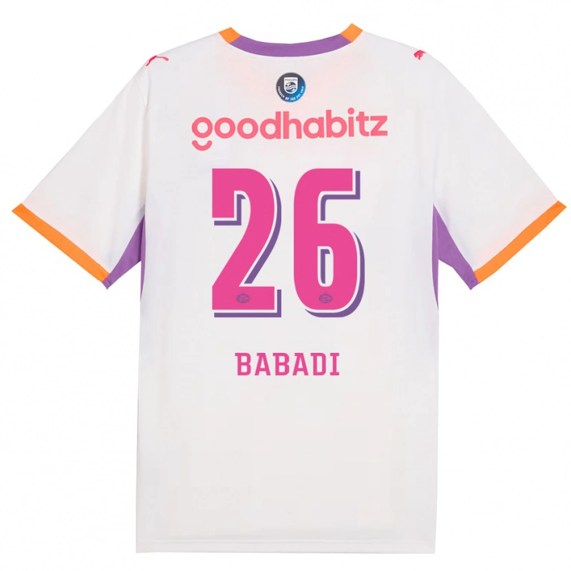 Danxen Damen Isaac Babadi #26 Weiß Violett Orange Auswärtstrikot Trikot 2026/27 T-Shirt Schweiz