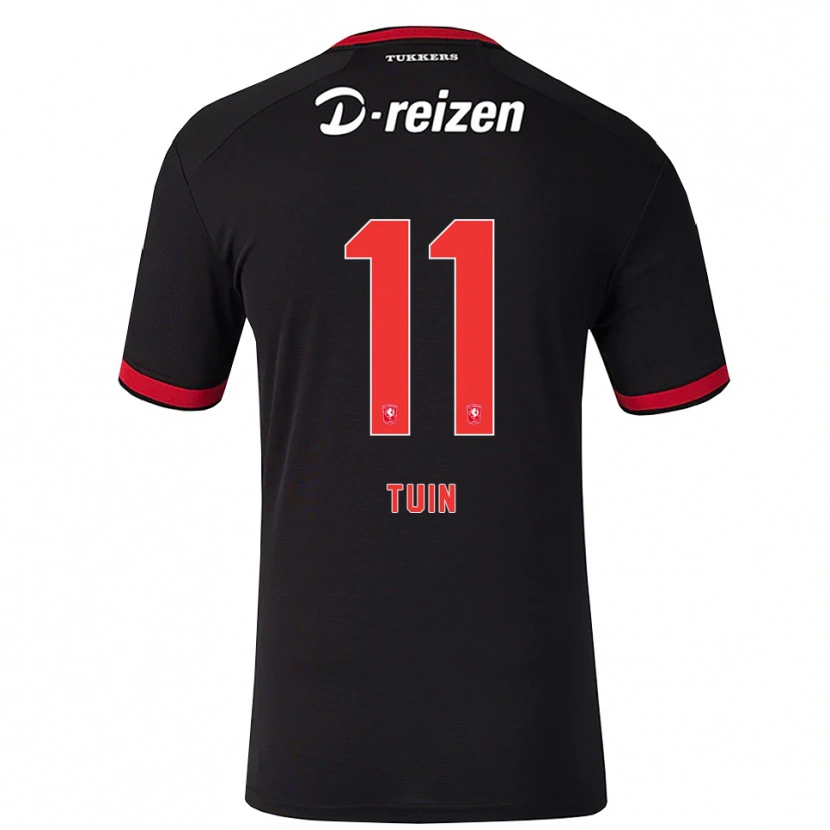 Danxen Damen Alieke Tuin #11 Rot Weiß Schwarz Auswärtstrikot Trikot 2026/27 T-Shirt Schweiz
